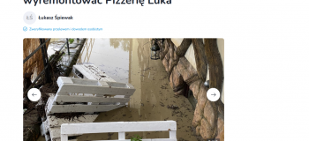 Powódź zniszczyła wszystko. Pomóżmy wyremontować Pizzerię Luka 